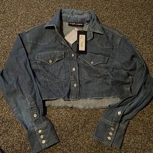 Gabrielle union NY&C Jean crop jacket